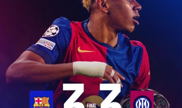 开云体育登录入口-【欧冠】巴萨3比3国米！邓福双响，亚马尔破门+两中框