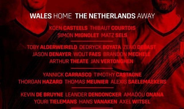 开云体育官网-比利时队30人大名单：丁丁领衔，德凯特拉雷在列