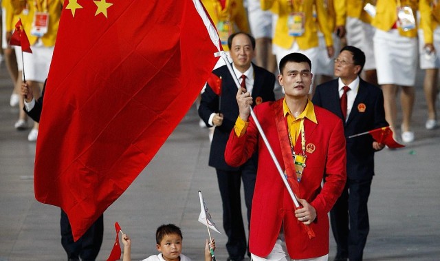 移动长城！祝中国男篮著名球星姚明45岁生日快乐！